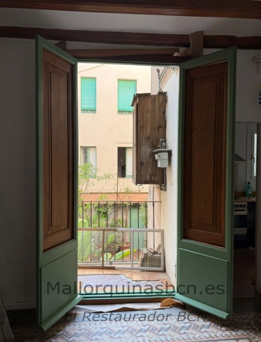 Mallorquinas bcn Especialistas en reparación y restauración ventanas y balconeras de madera El Restaurador