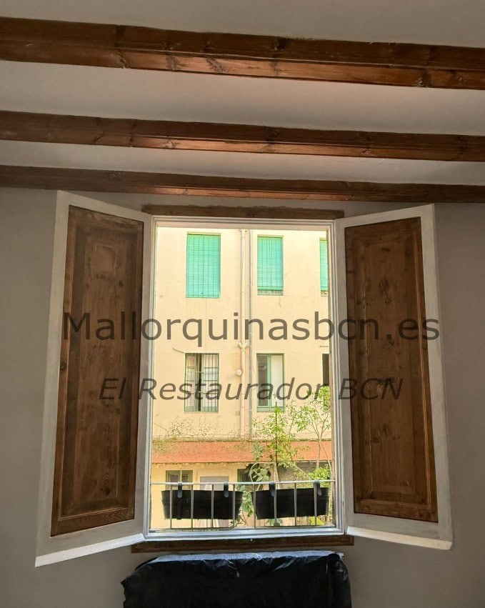 Mallorquinas bcn Especialistas en reparación y restauración ventanas y balconeras de madera El Restaurador