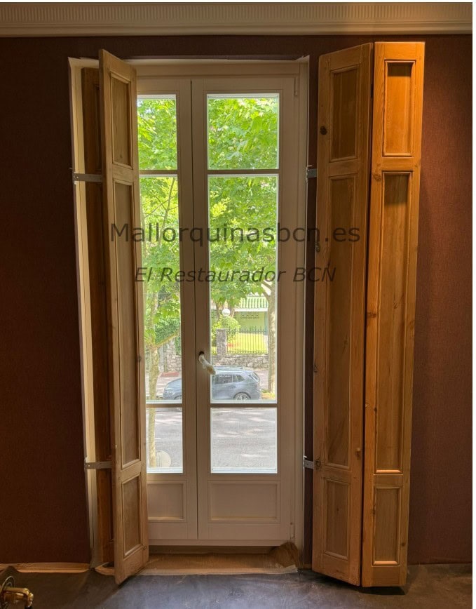 Mallorquinas bcn Especialistas en reparación y restauración ventanas y balconeras de madera El Restaurador